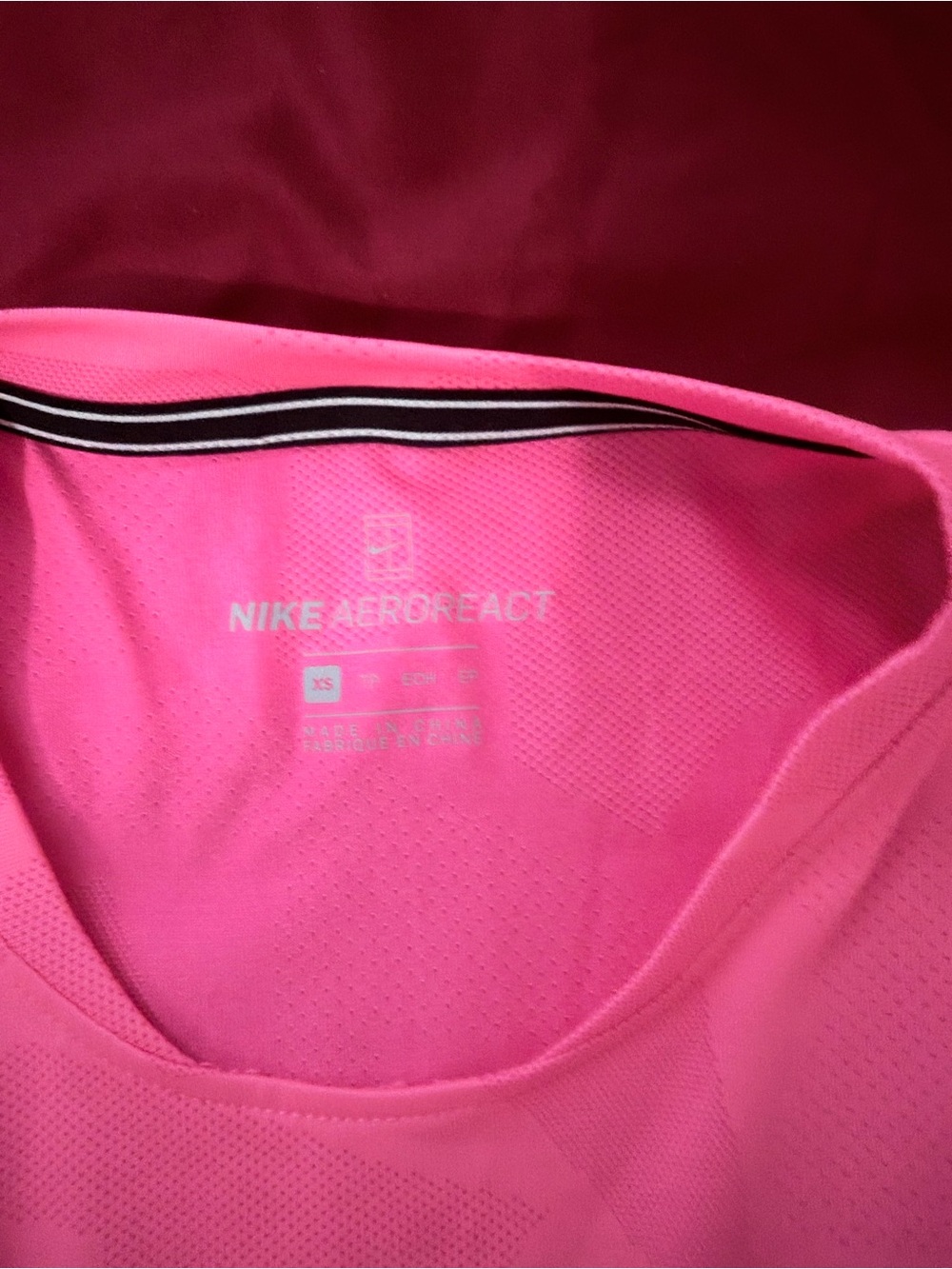 Nike Men’s Pink Short Sleeve Dri-FIT Tee - Picture 2 of 7